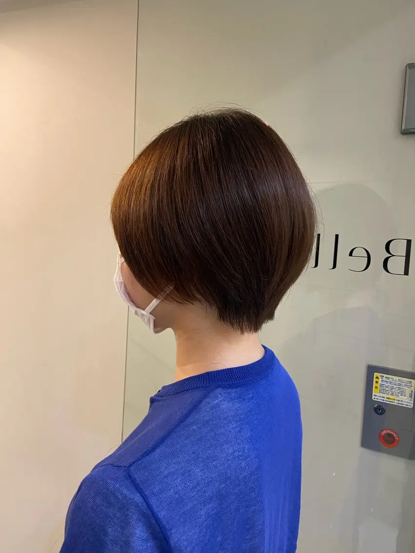 ショート カラー ショートヘア ダメージレス美容師 🌱水島侑理のヘアスタイル