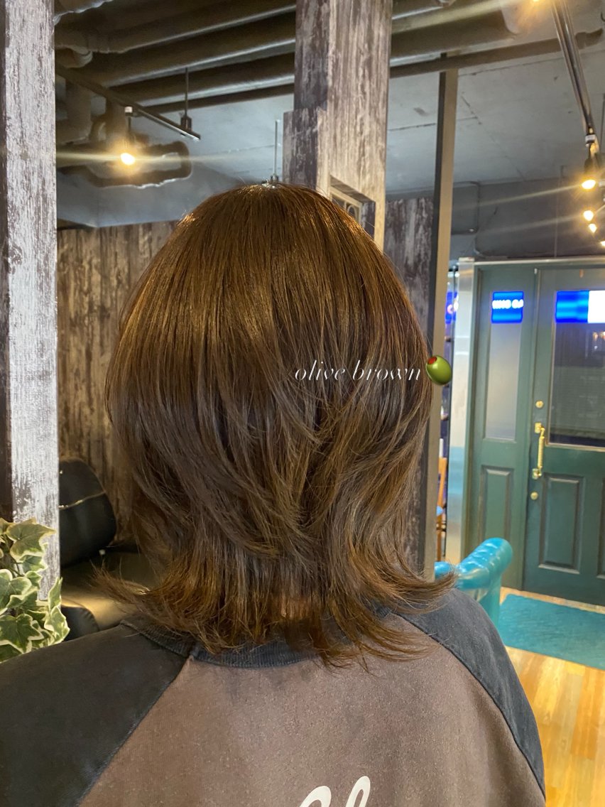 ショート ヘアカラー 🍒Inagaki ヘッドスパ🫧のヘアスタイル