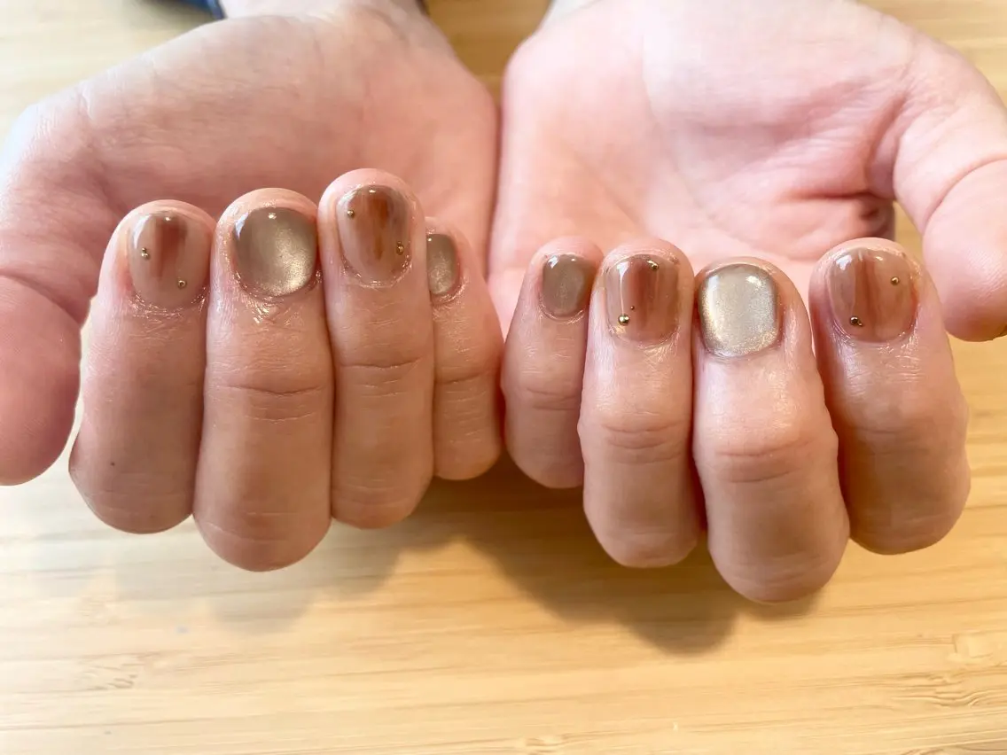ネイル マグネットネイル ニュアンスネイル ハンドネイル Nailist Missaのネイルデザイン