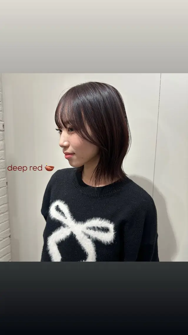 ミディアム ヘアカラー ‎🤍ともえ‎🤍 /レイヤーカット🧸のヘアスタイル