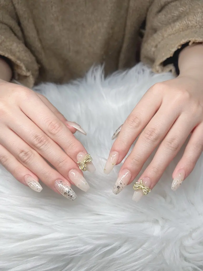 ネイル ハンドネイル Lee Nails チップ長さだし専門店のネイルデザイン