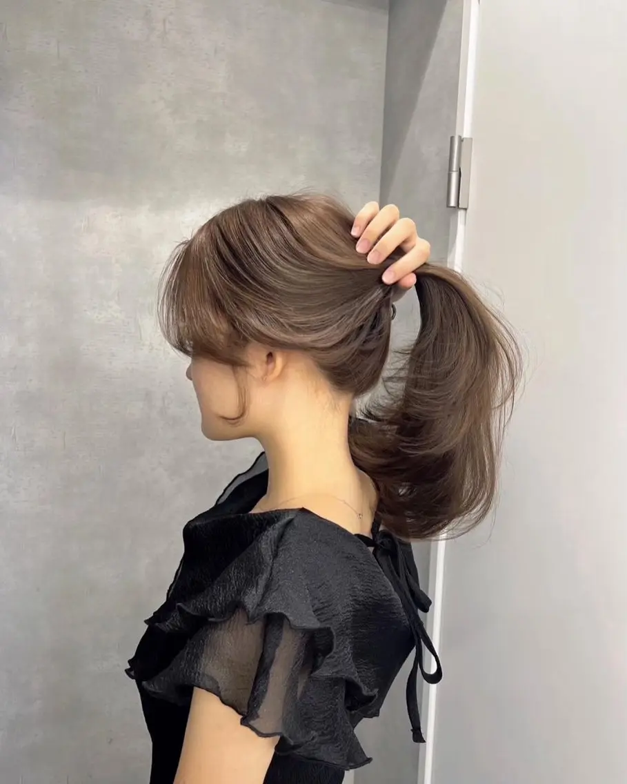 ロング 🚨メンズ曲がる 縮毛矯正りおん🚨のヘアスタイル