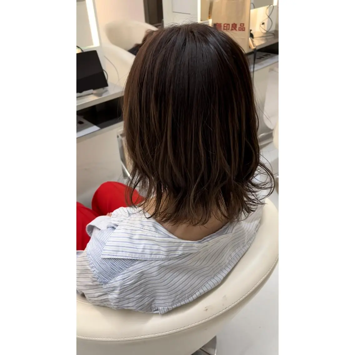 ミディアム 涼音 🫧前髪お助け美容師のヘアスタイル