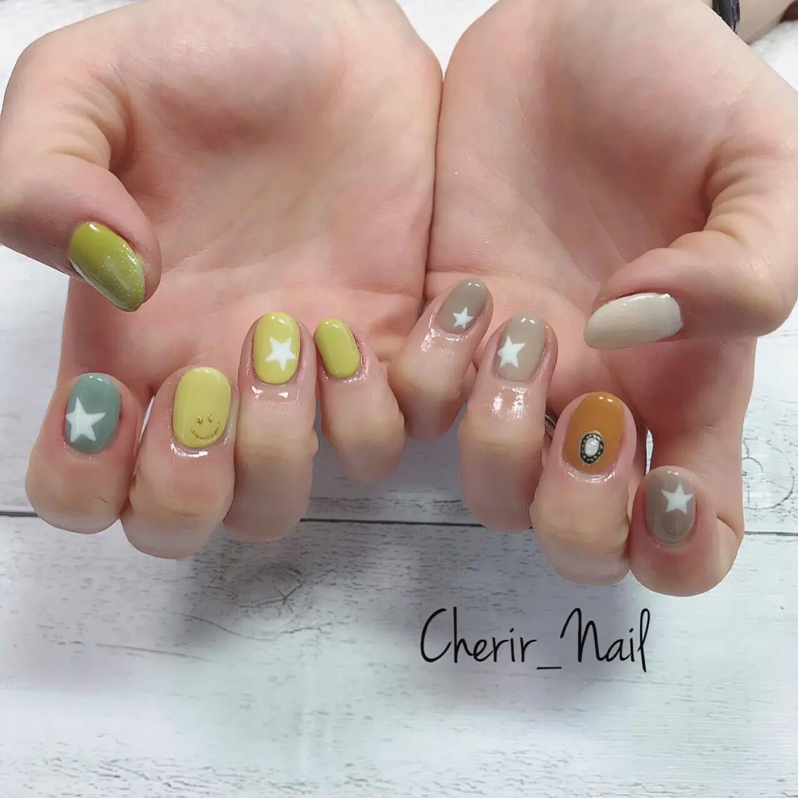 ネイル ワンカラーネイル パステルネイル 春ネイル Cherirnail kaoriのネイルデザイン