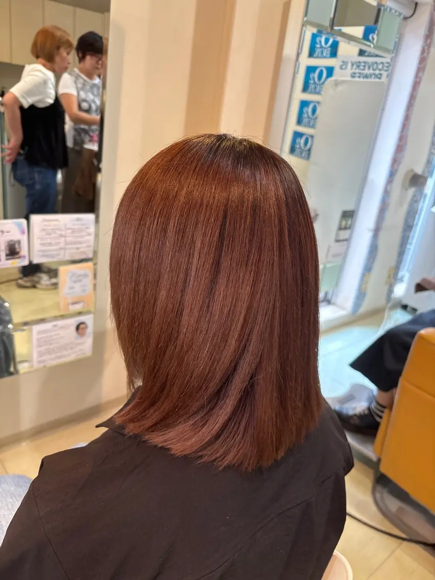 カラー 透明感カラー ラベンダーカラー ヘアカラー 艶カラー🎨✨️/ 小野 風桜のヘアスタイル