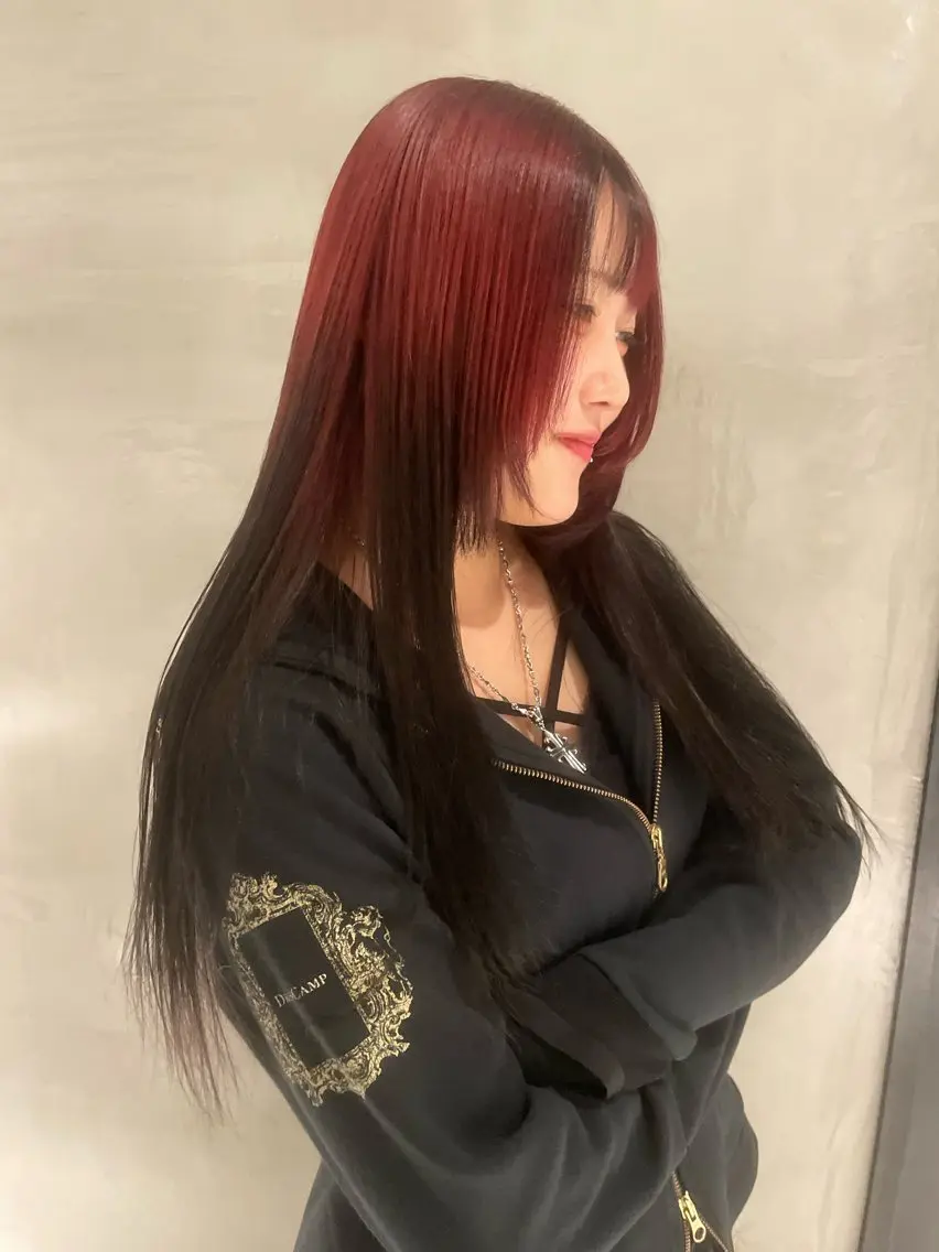 ロング ブリーチ✧︎デザイン ゆうのヘアスタイル