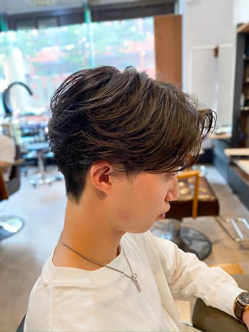 【IRIE💈メンズ限定】メンズカット+フェザーパーマの写真