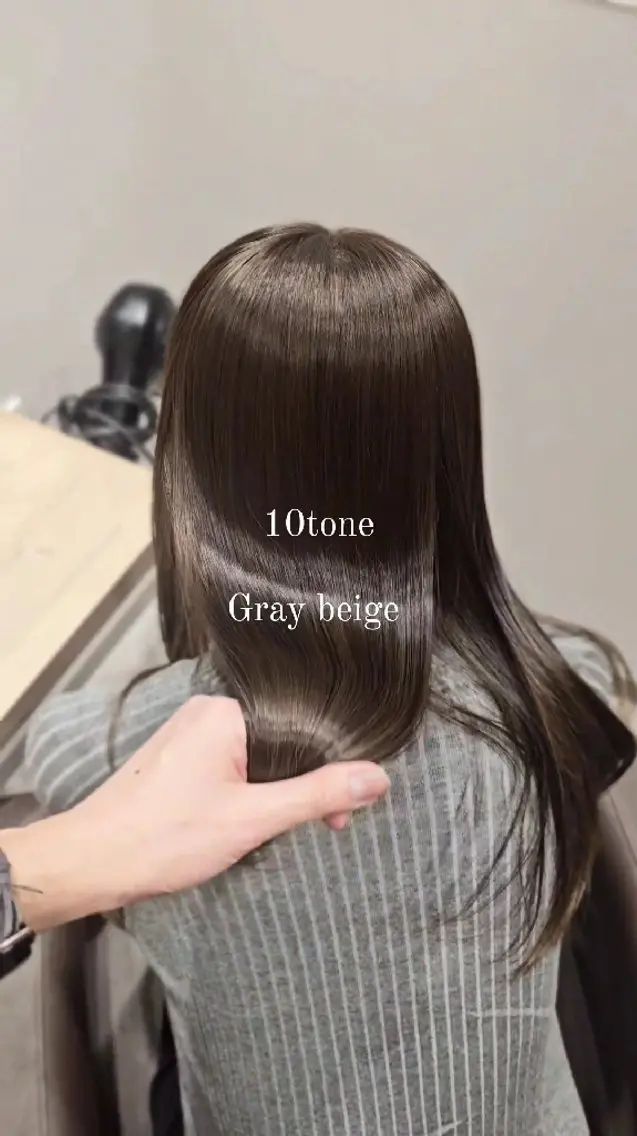 ミディアム カラー 透明感カラー グレージュ カット ヘアカラー トリートメント 【垢抜けカラー/ 縮毛矯正】Taikiのヘアスタイル