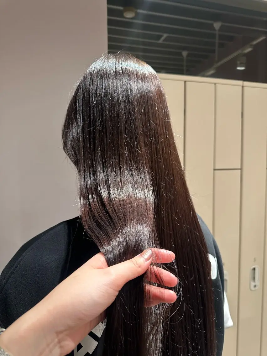 セミロング 髪質改善 トリートメント Unami/新宿 TSUKIのヘアスタイル