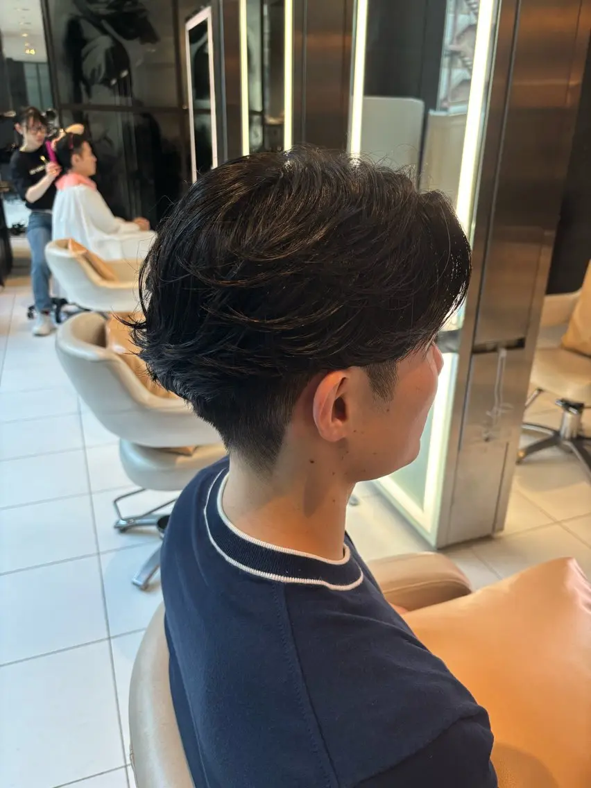 メンズ カット パーマ 野田 聖輝のヘアスタイル