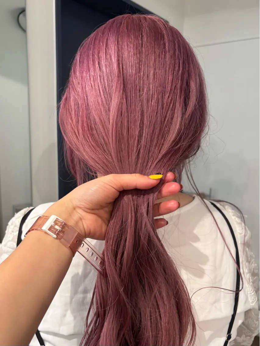 カラー ヘアカラー 【ブリーチ/ヘアセ ット】Kano🎀のヘアスタイル