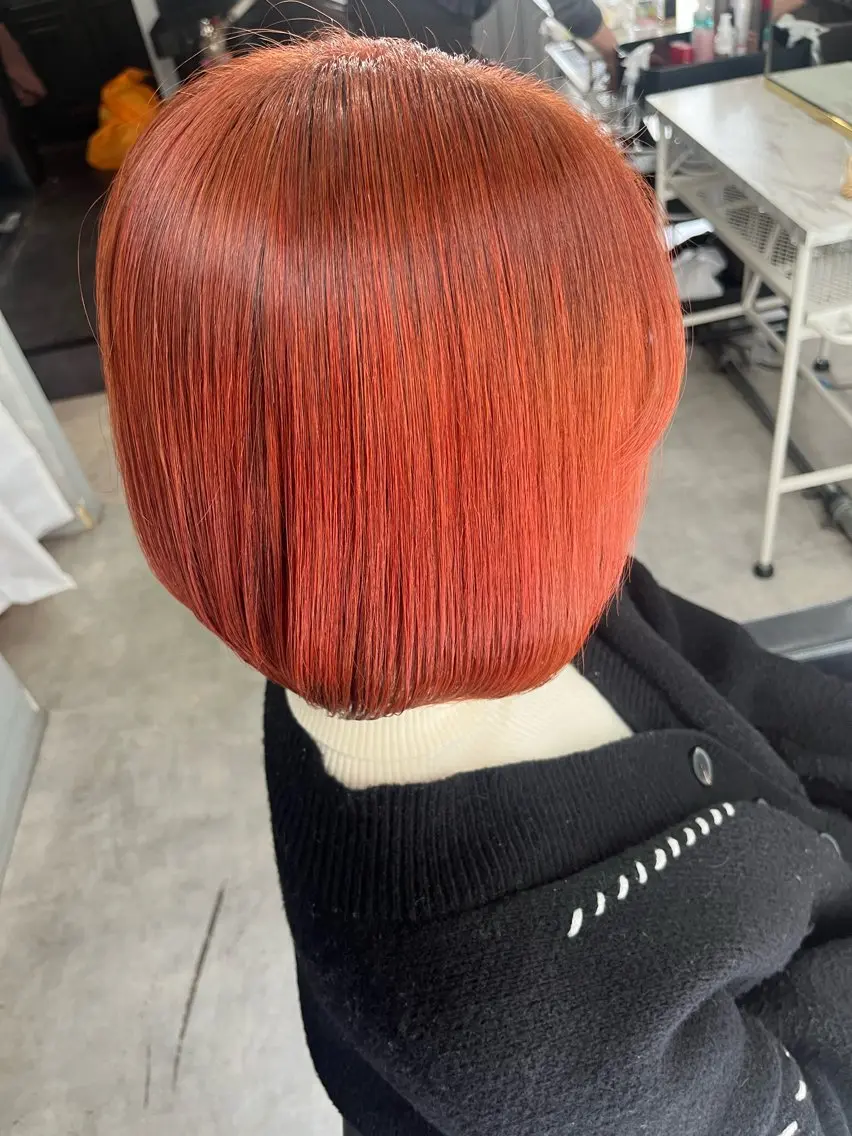 ショート カラー カット ヘアカラー トリートメント ヘアセット 🎀透明感 カラー🎀ミズキのヘアスタイル