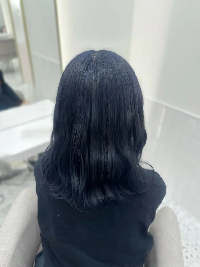ミディアム カラー ヘアカラー トリートメント 🎀ちゃんりお🎀 /ブリーチなしカラーのヘアスタイル