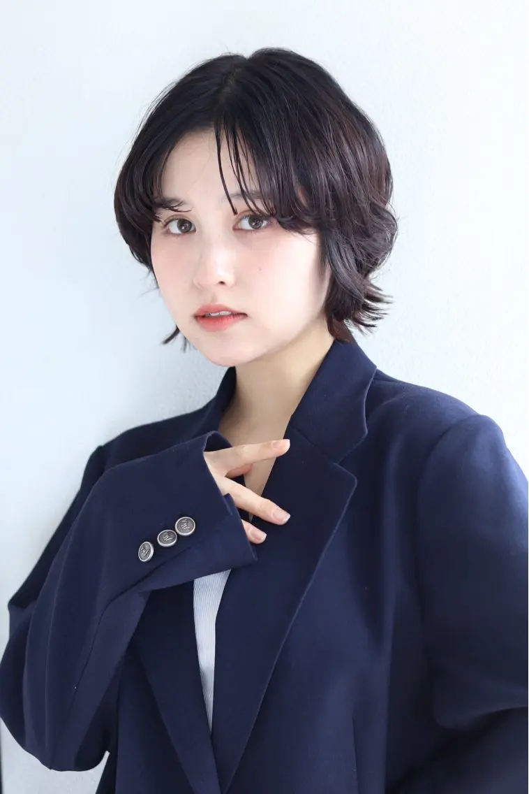 ミディアム カット ヘアカラー トリートメント ヘッドスパ 銀座 髪質改善 🧸HINATAのヘアスタイル