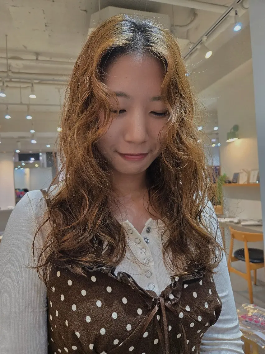 Long cut➕perm🌀´-の写真