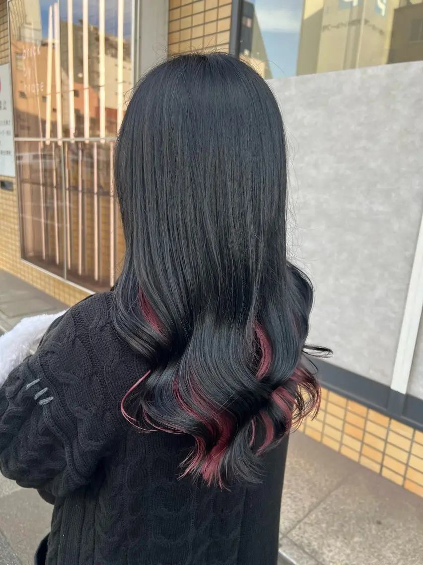 ロング ヘアカラー トリートメント yuuna. 🪽のヘアスタイル
