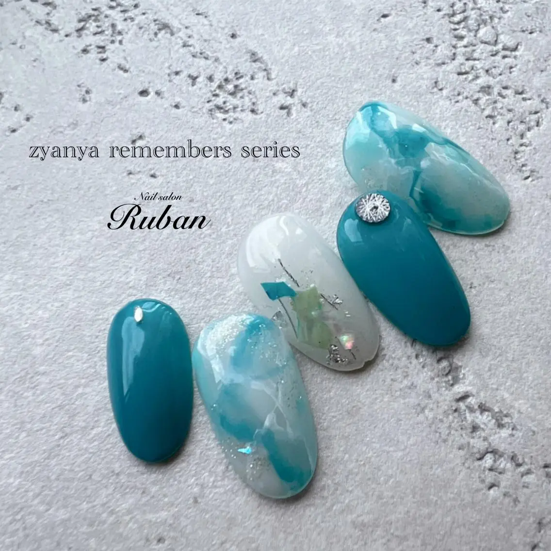 ネイル 大理石ネイル(マーブル) Nail salon Rubanのネイルデザイン
