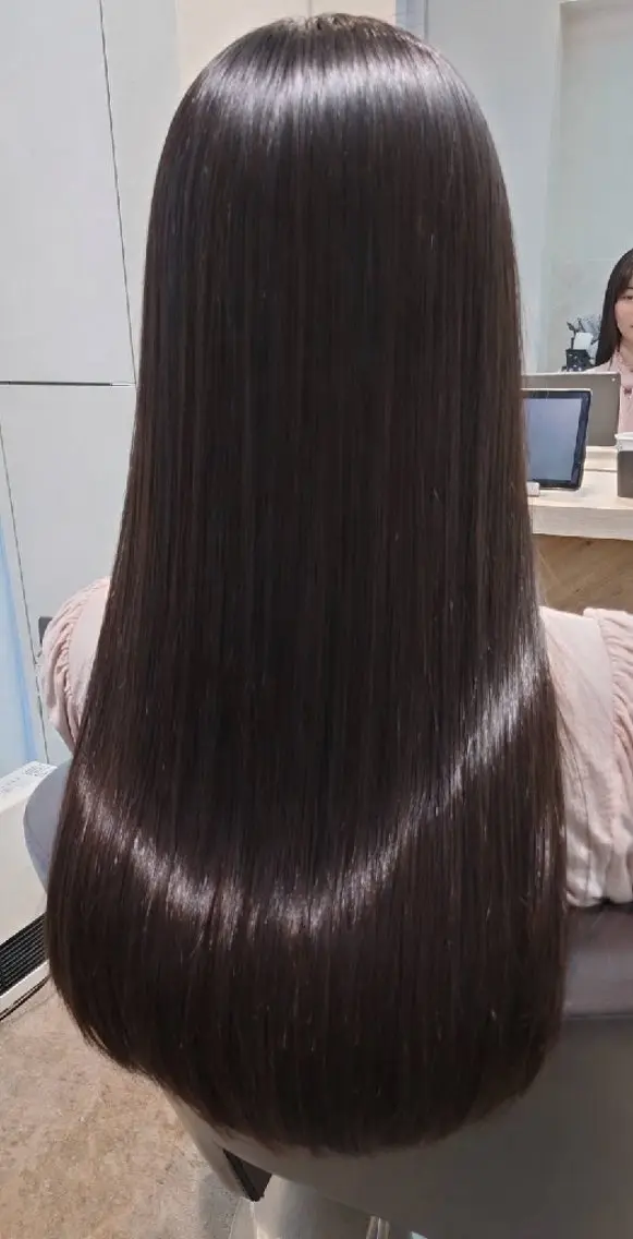 ロング 縮毛矯正 縮毛矯正✨艶髪 シノハラ✨髪質改善のヘアスタイル