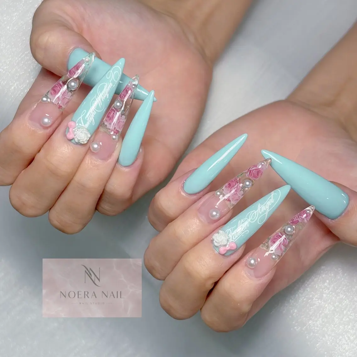 ネイル ハンドネイル ハンドケア NOERA NAIL チップ長さ出し大塚店のネイルデザイン