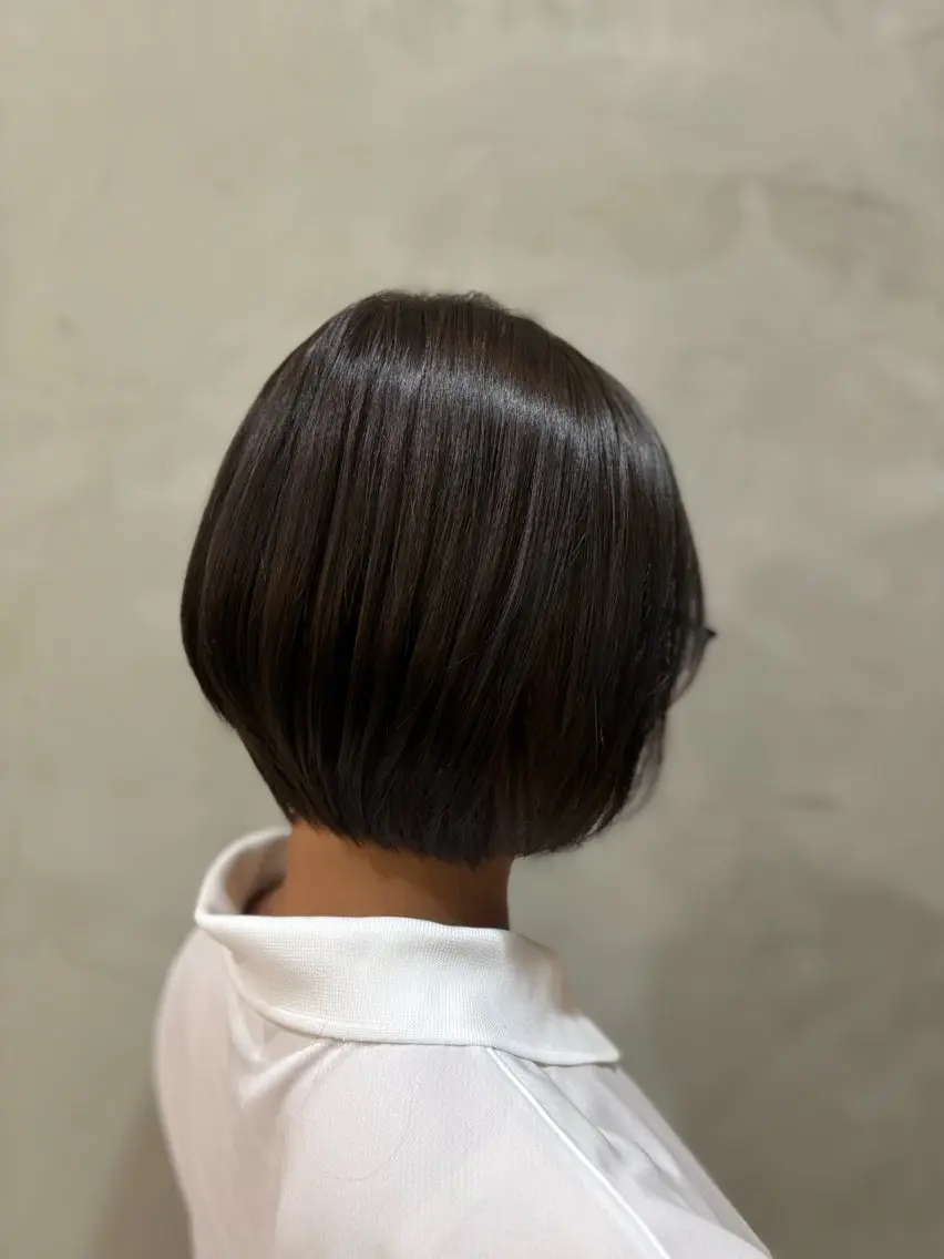 ショート カラー カット ヘアカラー かわうち れなのヘアスタイル