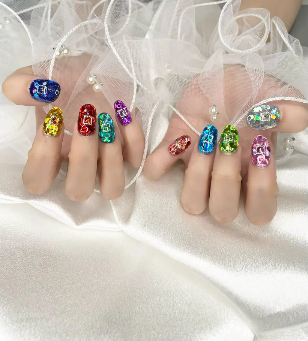 ネイル 長さ出し ネイルチップ ハンドネイル saki/日野市豊田 /うるちゅるネイルのネイルデザイン