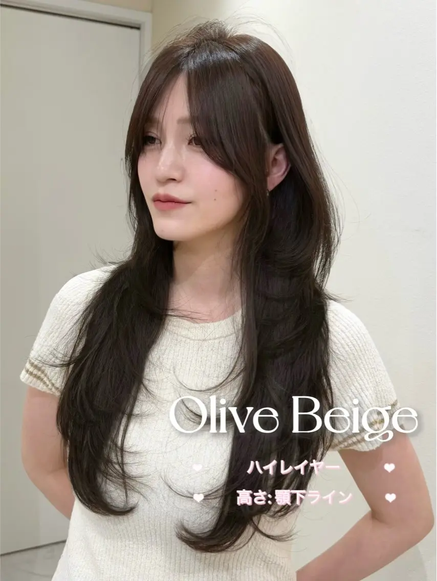 ロング カラー 大人韓国レイヤ ー特化｜角岡泉希🩶のヘアスタイル