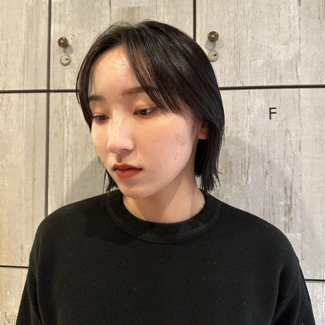 ミディアム カラー 柔らかいbeige ￤韓国￤🩰マユ🩰のヘアスタイル