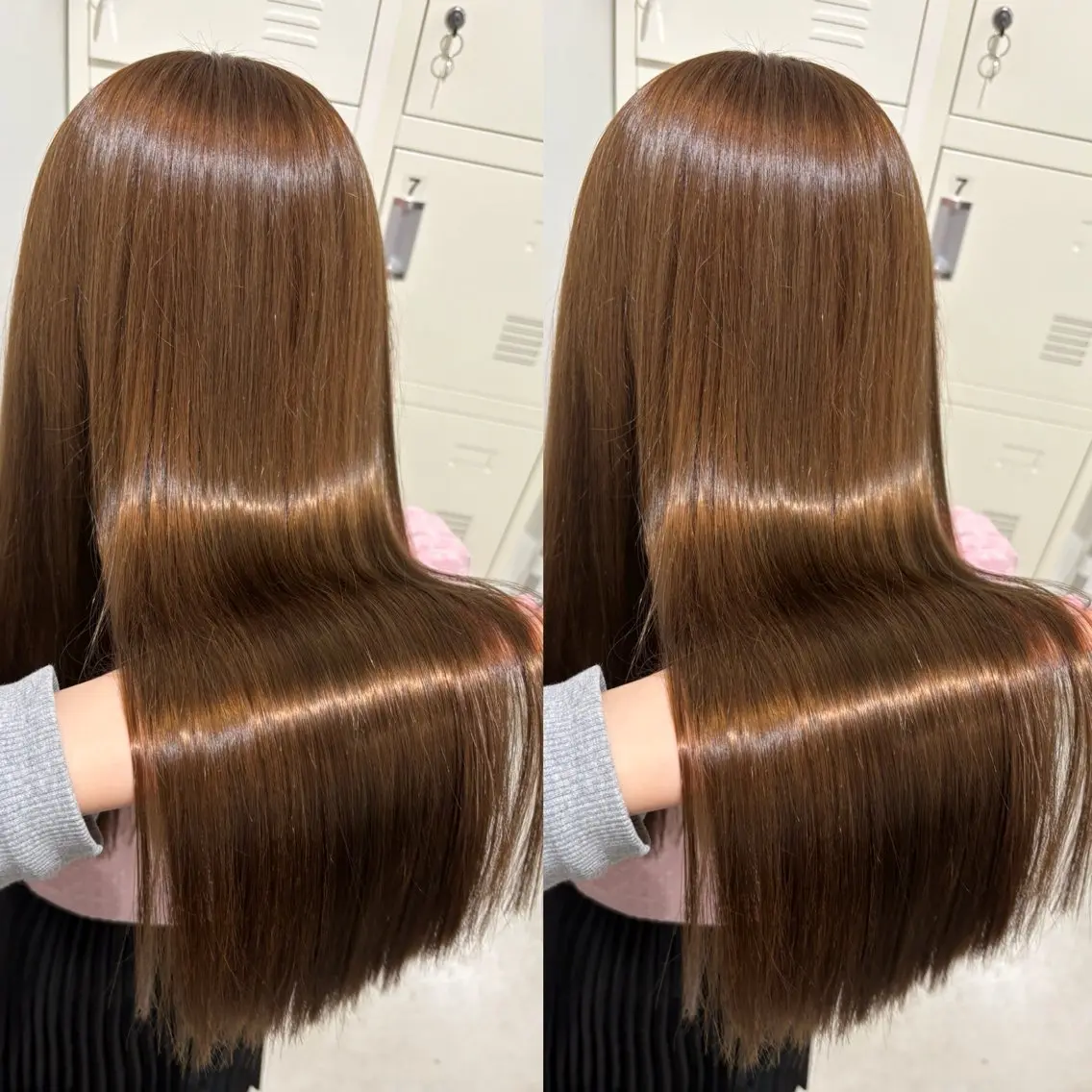 ロング カラー ヘアカラー トリートメント Minami. 🩵 再現性特化ヘアのヘアスタイル