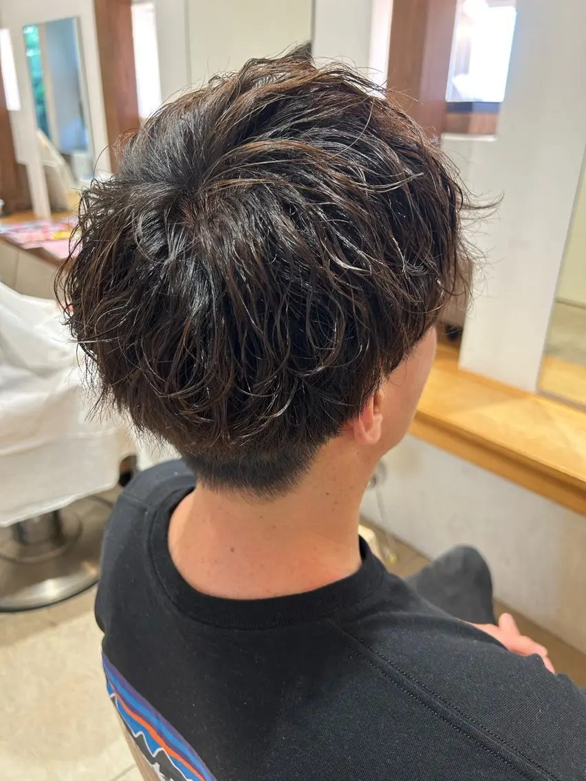 パーマ メンズ カット ヘアカラー ヘッドスパ 柳内 まゆのヘアスタイル