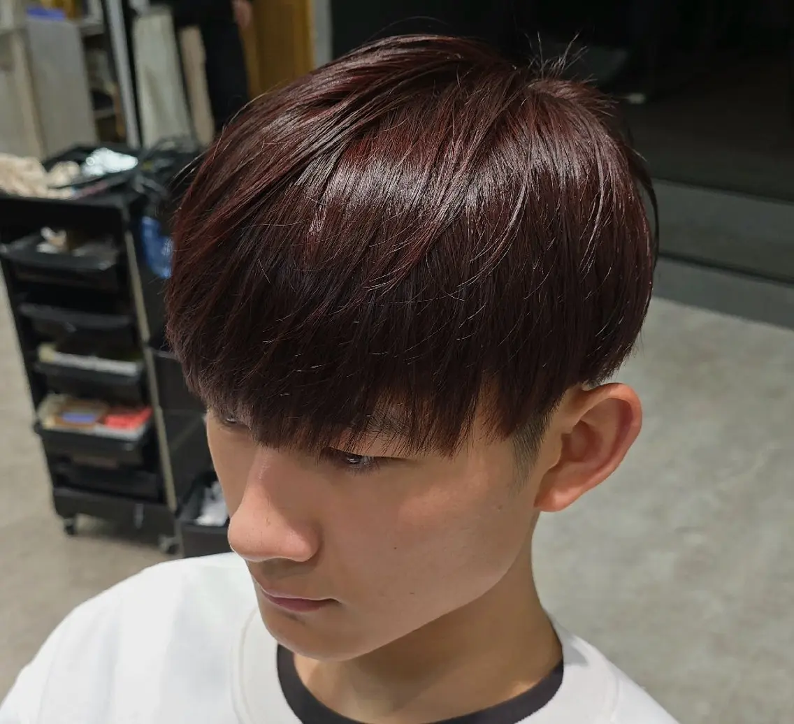 メンズ カラー カット ヘアカラー 理想のスタイルへ✂️ メンズ美容師　長谷川のヘアスタイル