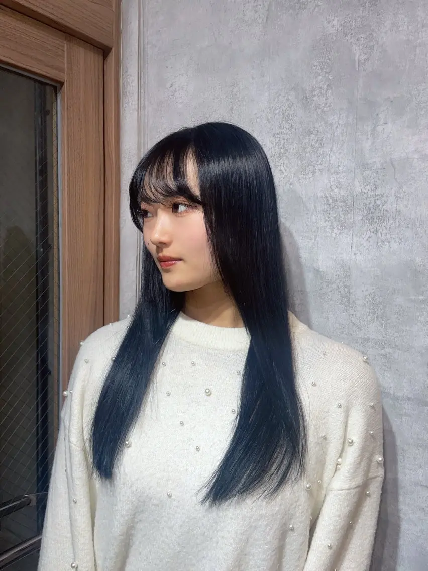 ロング Miyuu🎀カラー ・束感マツエク👀✨のマツエク・マツパデザイン