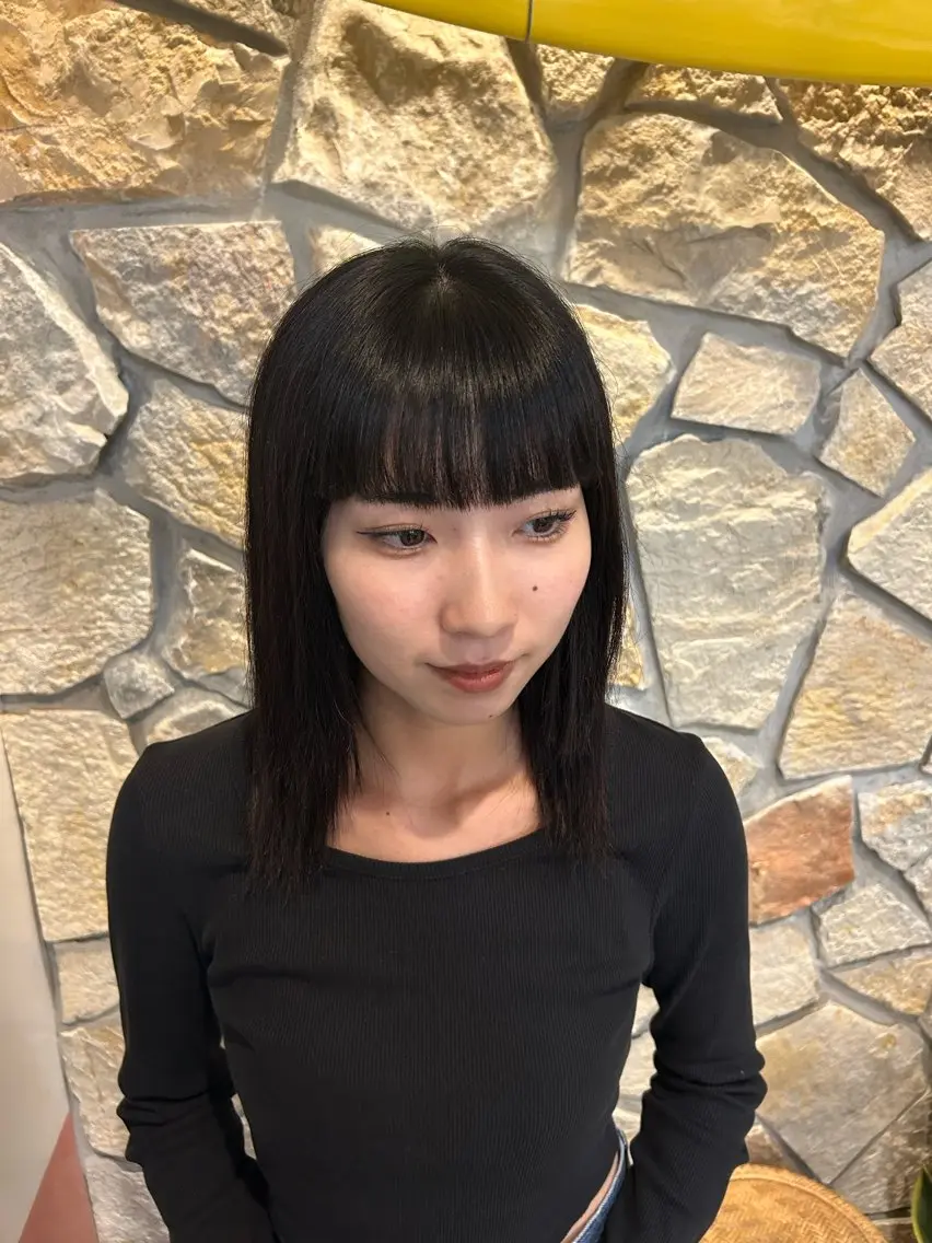 ミディアム Plaatje MIYU🤎🤎のヘアスタイル