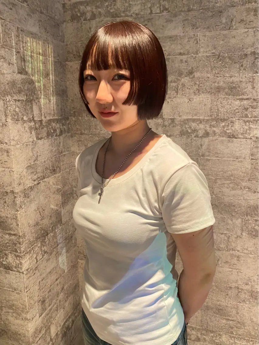 ショート カラー カット ヘアカラー トリートメント mai / linoah˚✧のヘアスタイル