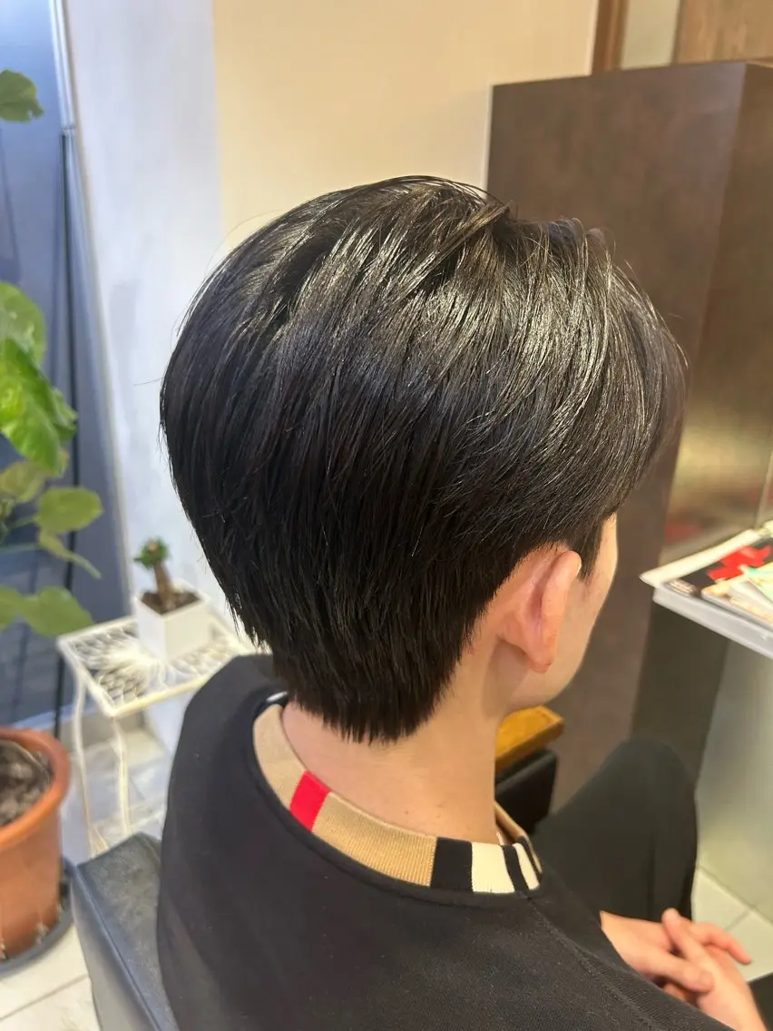 【膨らみ解消】メンズカット＋ダウンパーマの写真
