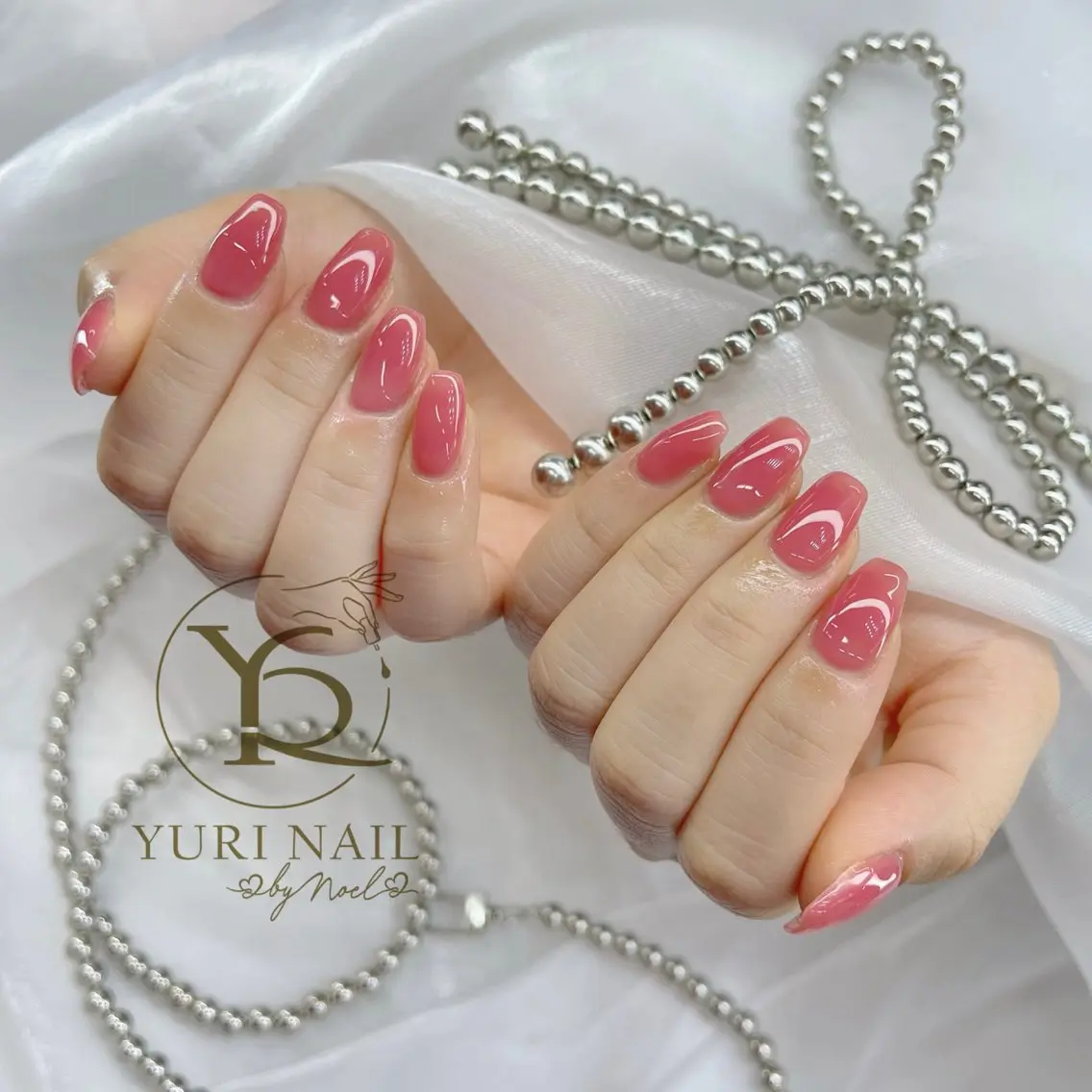 ネイル チークネイル フットネイル フレンチネイル グラデーション キラキラネイル ハンドネイル フットネイル YURI Nail Funabashiのネイルデザイン