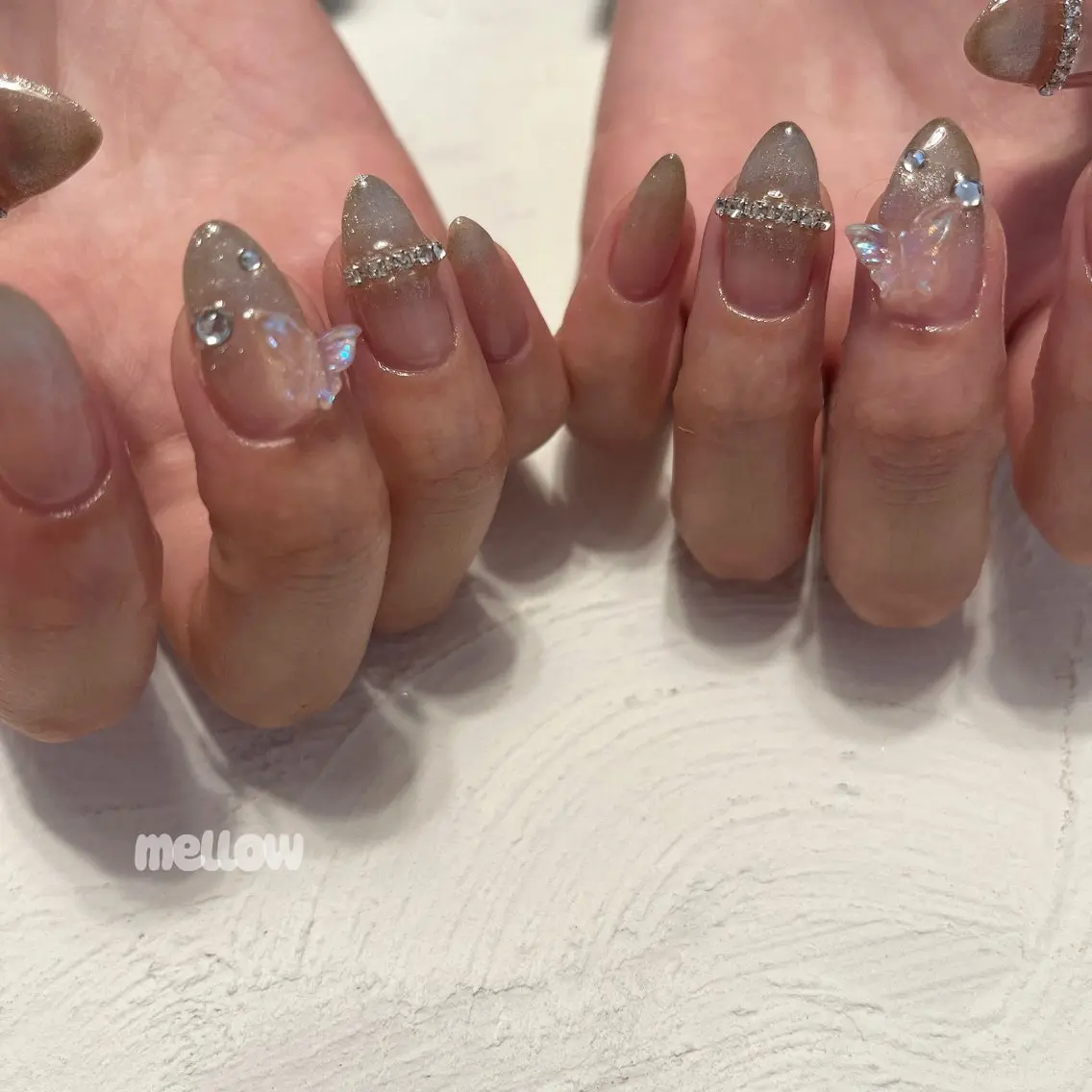 ネイル ワンホンネイル ハンドネイル mayu 𓃠のネイルデザイン
