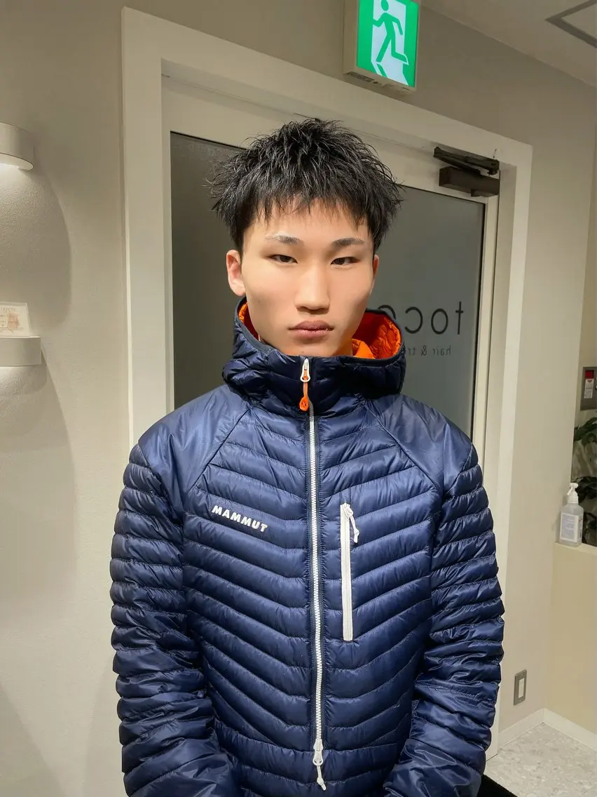 ショート メンズ スパイキーショート ショートヘア カット 森口誠斗/レイヤー /透明感カラーのヘアスタイル
