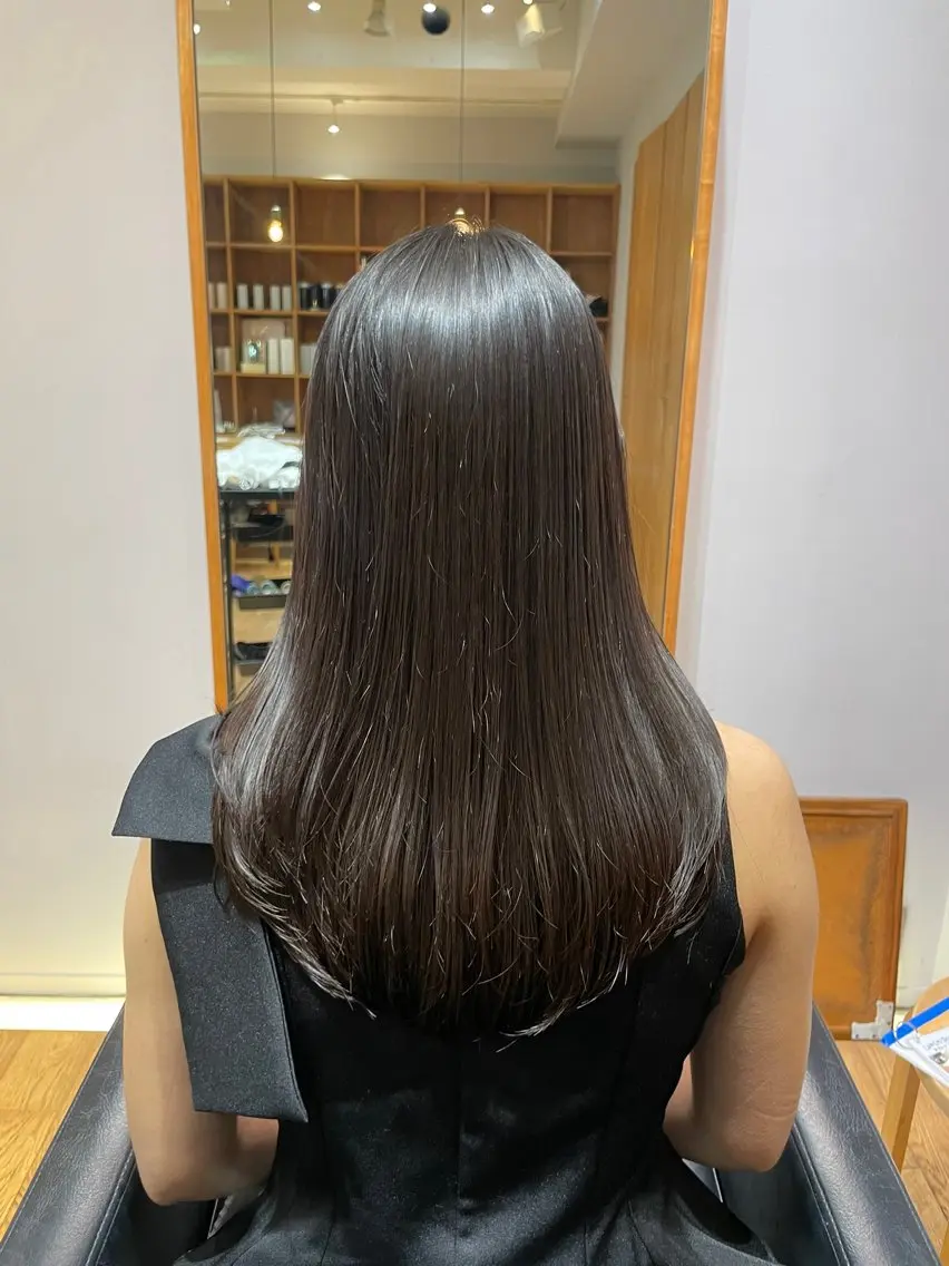 ロング ヘアカラー 縮毛矯正 トリートメント レイヤー/縮毛矯正 🪄chihiroのヘアスタイル