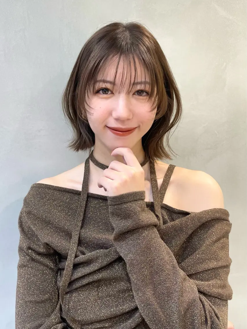 ショート 大宮🤍縮毛矯正 レイヤー🪽なるのヘアスタイル