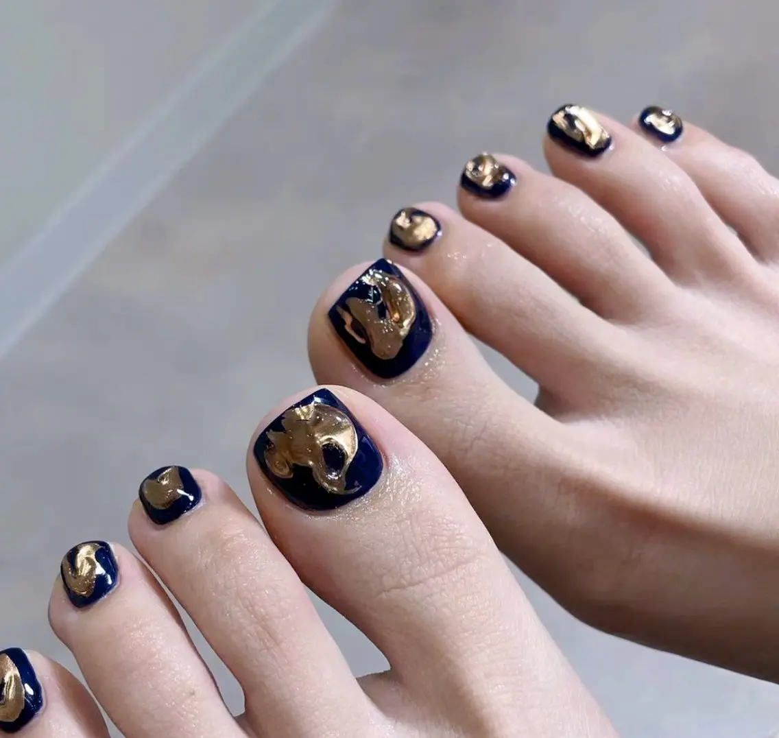 ネイル フットネイル M 🌷Nail 長さだし専門店のネイルデザイン