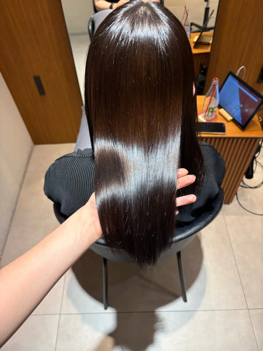 ミディアム パーマ yukina ✴︎のヘアスタイル