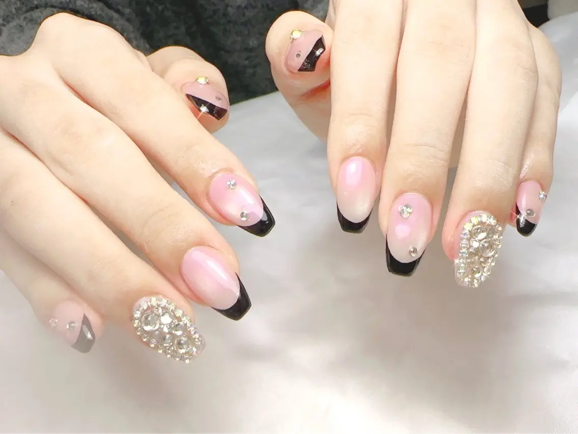 ネイル ハンドネイル Cherie PINKのネイルデザイン