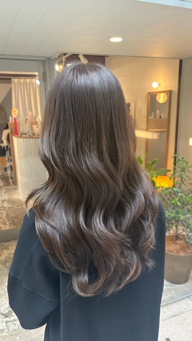 ロング カラー ヘアカラー トリートメント 田中 美海のヘアスタイル