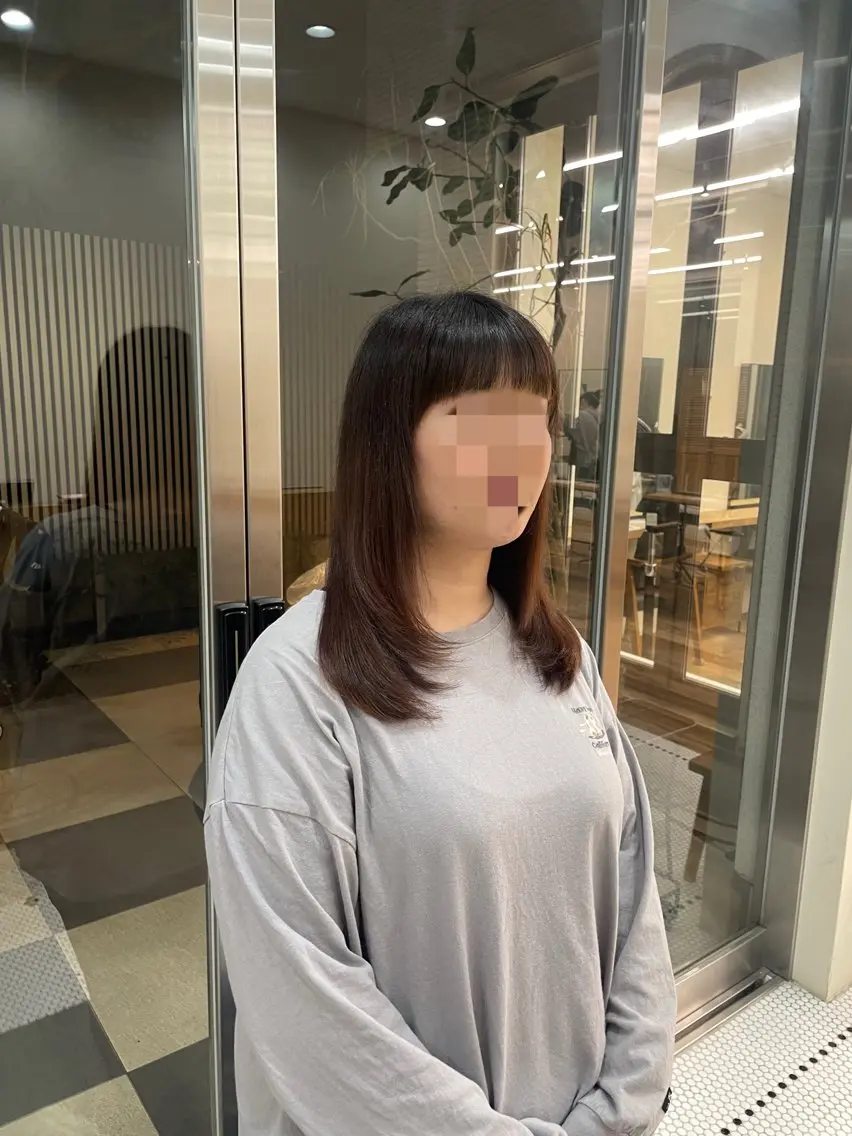 セミロング レイヤーカット 🌱 はるかのヘアスタイル