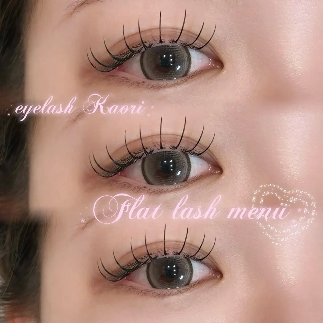 【 𝖾𝗑𝗍𝖾𝗇𝗌𝗂𝗈𝗇𝗌 🎀 】高級フラットラッシュ100本¥4,000の写真