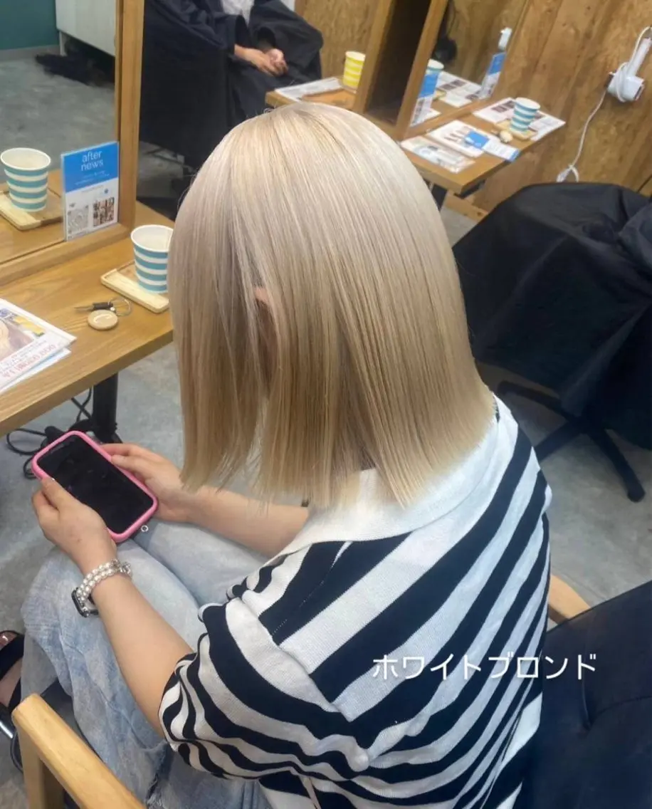 🎀ブリーチ＆カラー 🎀モデル募集のヘアスタイル