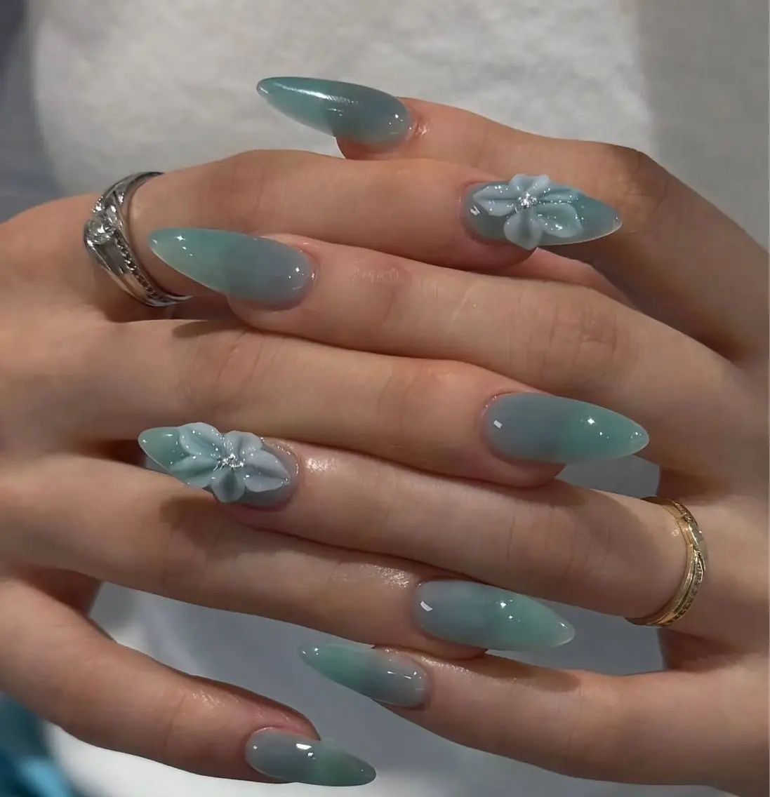 ネイル 韓国ネイル マグネットネイル 持ち込み ハンドネイル Mimi Nail_Royalのネイルデザイン