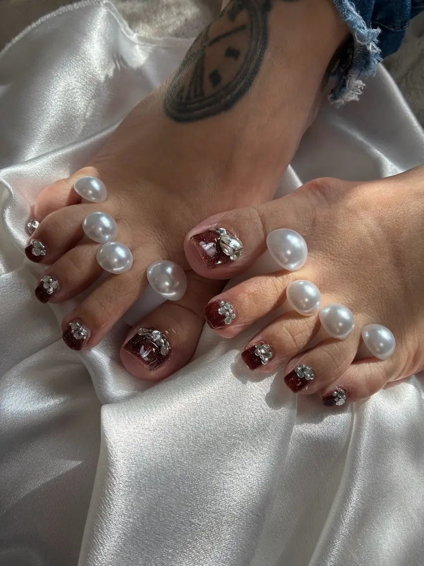 ショート フットネイル YOKOSUKA NAILS💅✨のネイルデザイン