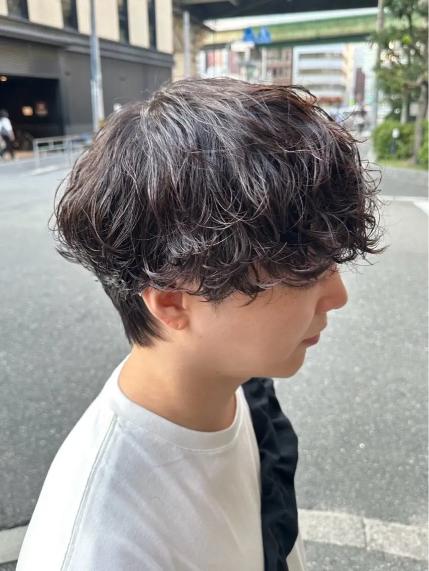 パーマ 成野 玲亜那のヘアスタイル