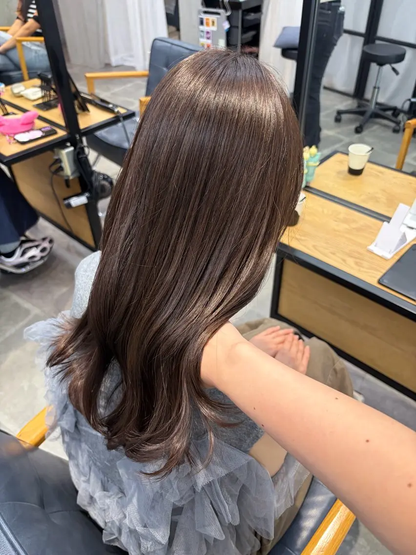ミディアム カラー カット ヘアカラー アニメオタク美容師/ 艶カラーmiharuのヘアスタイル